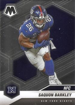 #211 Saquon Barkley - New York Giants - 2021 Panini Mosaic Football