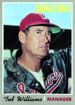 #211 Ted Williams - Washington Senators - 1970 Topps Baseball