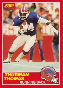 #211 Thurman Thomas - Buffalo Bills - 1989 Score Football