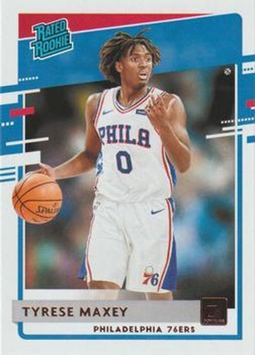 #211 Tyrese Maxey - Philadelphia 76ers - 2020-21 Donruss Basketball