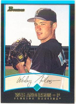 #211 Wes Anderson - Florida Marlins - 2001 Bowman Baseball