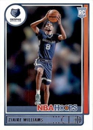 #211 Ziaire Williams - Memphis Grizzlies - 2021-22 Hoops Basketball