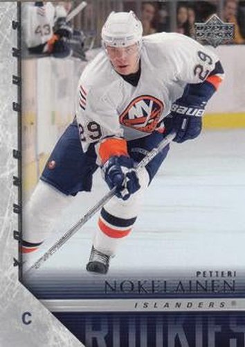 #211 Petteri Nokelainen - New York Islanders - 2005-06 Upper Deck Hockey