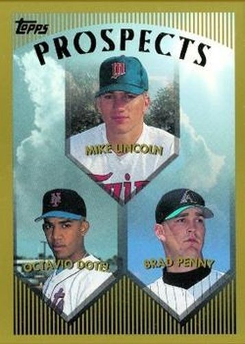 #211 Mike Lincoln / Octavio Dotel / Brad Penny - Minnesota Twins / New York Mets / Arizona Diamondbacks - 1999 Topps Baseball