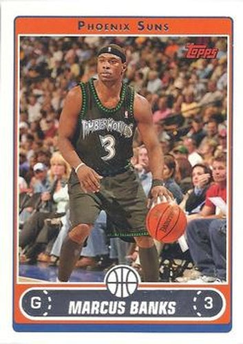 #211 Marcus Banks - Phoenix Suns - 2006-07 Topps Basketball