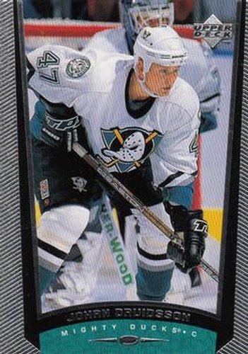 #211 Johan Davidsson - Anaheim Mighty Ducks - 1998-99 Upper Deck Hockey