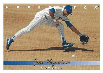 #211 Jose Vizcaino - Chicago Cubs - 1993 Upper Deck Baseball