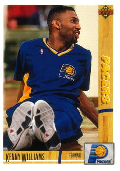 #211 Kenny Williams - Indiana Pacers - 1991-92 Upper Deck Basketball