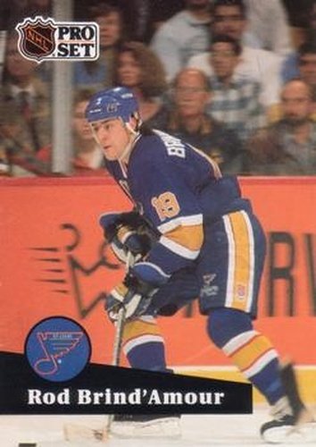 #211 Rod Brind'Amour - 1991-92 Pro Set Hockey
