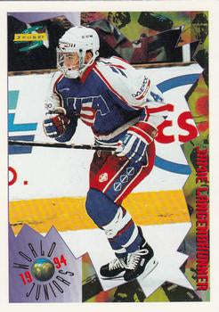 #211 Jamie Langenbrunner - USA - 1994-95 Score Hockey