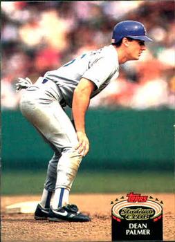 #211 Dean Palmer - Texas Rangers - 1992 Stadium Club Baseball