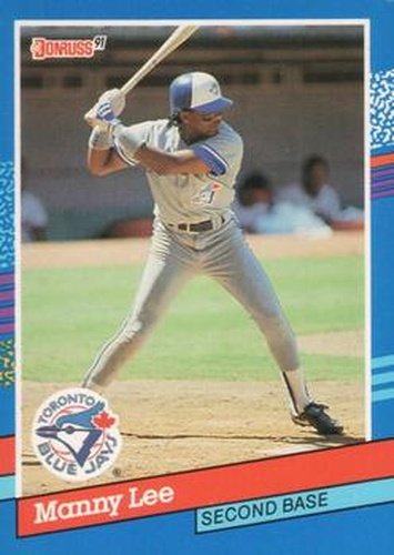 #211 Manny Lee - Toronto Blue Jays - 1991 Donruss Baseball