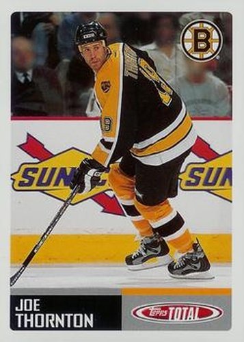 #211 Joe Thornton - Boston Bruins - 2002-03 Topps Total Hockey
