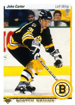 #211 John Carter - Boston Bruins - 1990-91 Upper Deck Hockey
