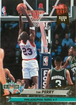 #211 Tim Perry - Philadelphia 76ers - 1992-93 Ultra Basketball