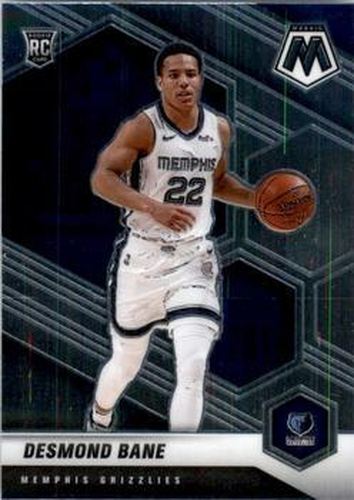 #211b Desmond Bane - Memphis Grizzlies - 2020-21 Panini Mosaic Basketball