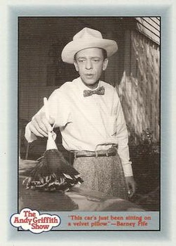 #212 "This car's just been sitting on a velvet pillow." - Barney Fife - 1990-91 Pacific The Andy Griffith Show