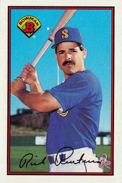 #212 Rich Renteria - Seattle Mariners - 1989 Bowman Baseball
