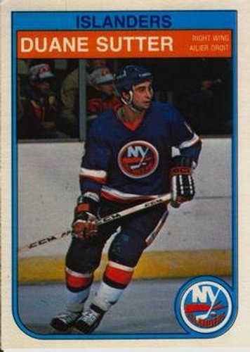 #212 Duane Sutter - New York Islanders - 1982-83 O-Pee-Chee Hockey