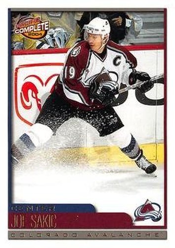 #212 Joe Sakic - Colorado Avalanche - 2003-04 Pacific Complete Hockey
