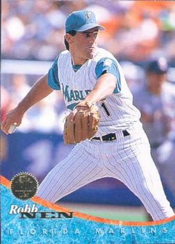 #212 Robb Nen - Florida Marlins - 1994 Leaf Baseball