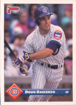 #212 Doug Dascenzo - Chicago Cubs - 1993 Donruss Baseball