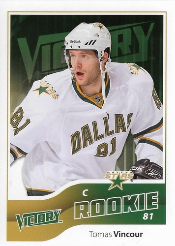 #212 Tomas Vincour - Dallas Stars - 2011-12 Upper Deck Victory Hockey