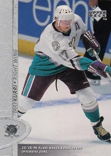 #212 Jari Kurri - Anaheim Mighty Ducks - 1996-97 Upper Deck Hockey