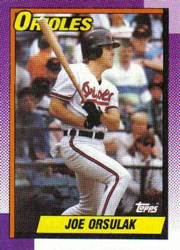 #212 Joe Orsulak - Baltimore Orioles - 1990 Topps Baseball