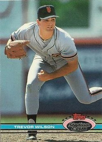 #212 Trevor Wilson - San Francisco Giants - 1991 Stadium Club Baseball