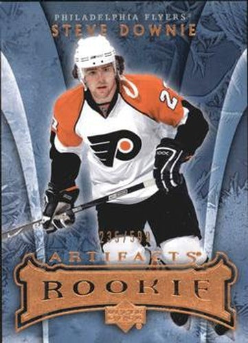 #212 Steve Downie - Philadelphia Flyers - 2007-08 Upper Deck Artifacts Hockey