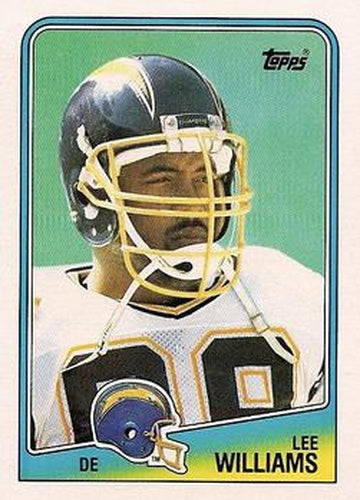 #212 Lee Williams - San Diego Chargers - 1988 Topps Football