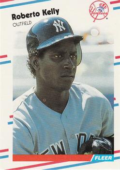 #212 Roberto Kelly - New York Yankees - 1988 Fleer Baseball