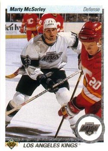 #212 Marty McSorley - Los Angeles Kings - 1990-91 Upper Deck Hockey