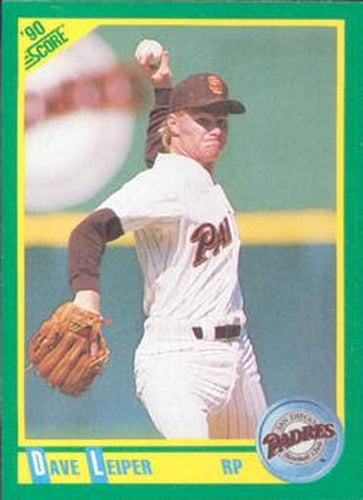 #212 Dave Leiper - San Diego Padres - 1990 Score Baseball