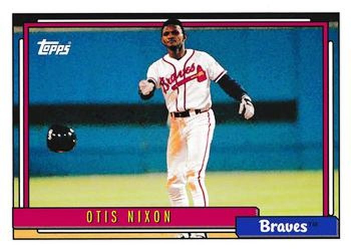 #212 Otis Nixon - Atlanta Braves - 2013 Topps Archives Baseball