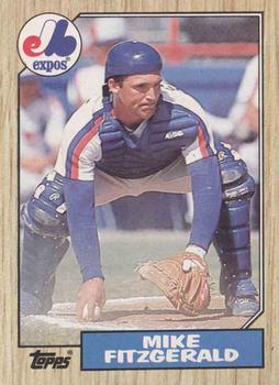 #212 Mike Fitzgerald - Montreal Expos - 1987 Topps Baseball