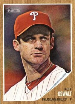 #212 Roy Oswalt - Philadelphia Phillies - 2011 Topps Heritage Baseball
