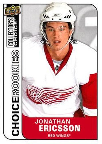 #212 Jonathan Ericsson - Detroit Red Wings - 2008-09 Collector's Choice Hockey