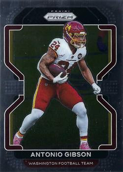 #212 Antonio Gibson - Washington Football Team - 2021 Panini Prizm Football