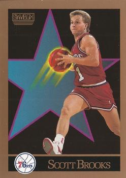 #212 Scott Brooks - Philadelphia 76ers - 1990-91 SkyBox Basketball
