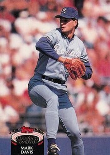 #212 Mark Davis - Kansas City Royals - 1992 Stadium Club Baseball