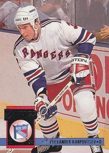#212 Alexander Karpovtsev - New York Rangers - 1993-94 Donruss Hockey