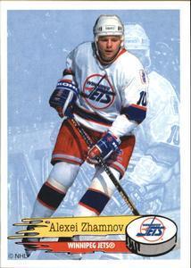 #212 Alexei Zhamnov - Winnipeg Jets - 1995-96 Panini Hockey Stickers