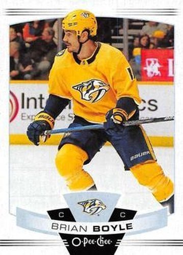 #212 Brian Boyle - Nashville Predators - 2019-20 O-Pee-Chee Hockey