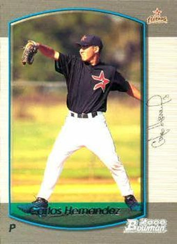 #212 Carlos Hernandez - Houston Astros - 2000 Bowman Baseball