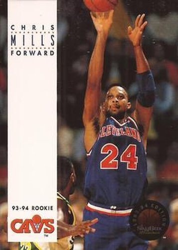 #212 Chris Mills - Cleveland Cavaliers - 1993-94 SkyBox Premium Basketball