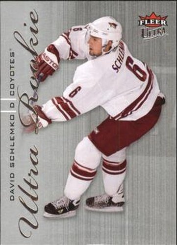 #212 David Schlemko - Phoenix Coyotes - 2009-10 Ultra Hockey