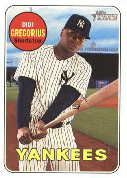 #212 Didi Gregorius - New York Yankees - 2018 Topps Heritage Baseball