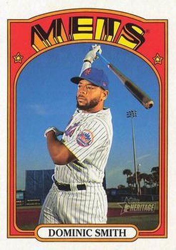 #212 Dominic Smith - New York Mets - 2021 Topps Heritage Baseball